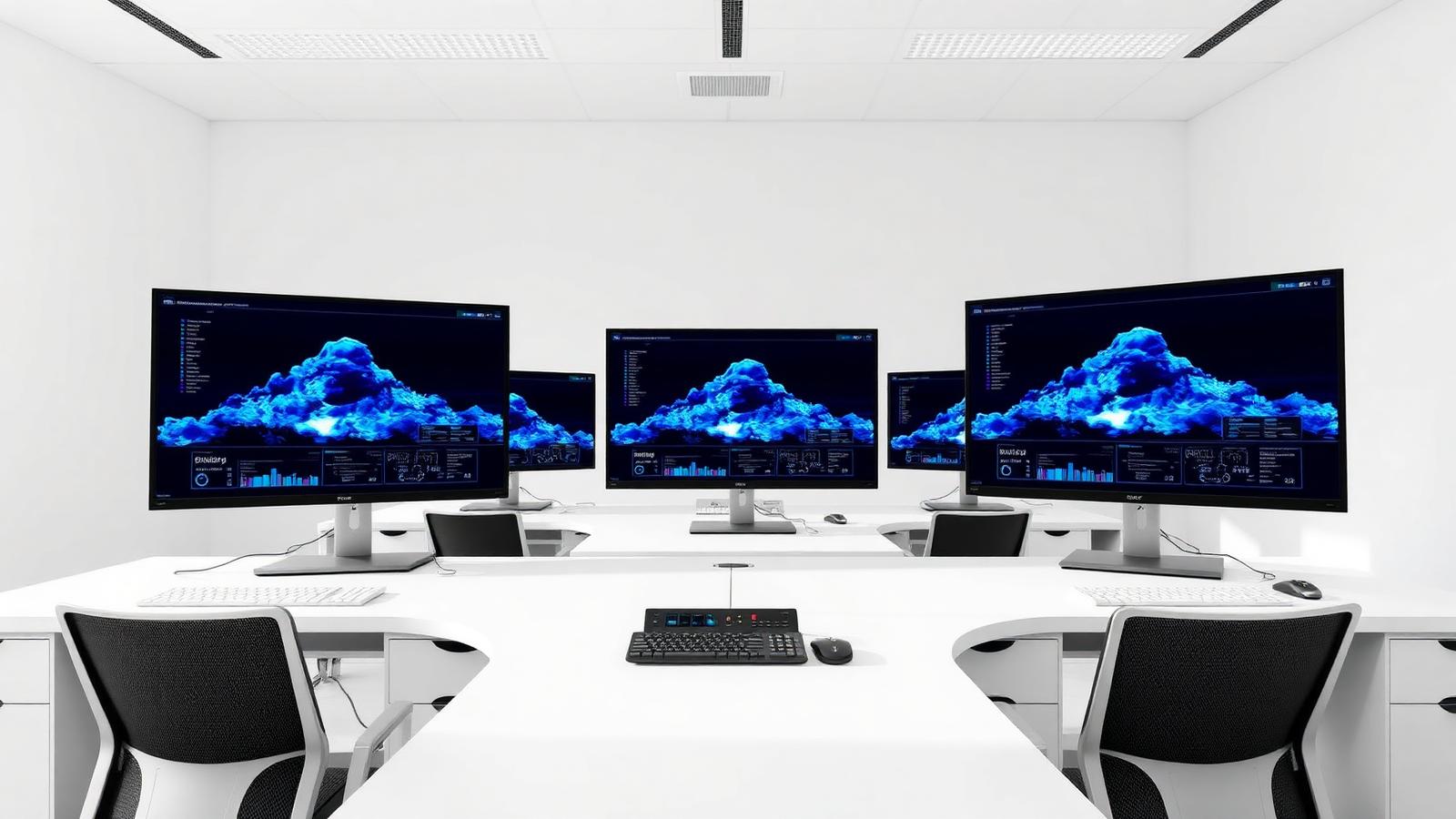 CenterOne engineers' operations desks with Microsoft cloud dashboards